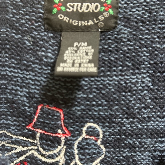 Designers Studio Originals Vintage Winter Sweater Vest - Picture 2 of 8